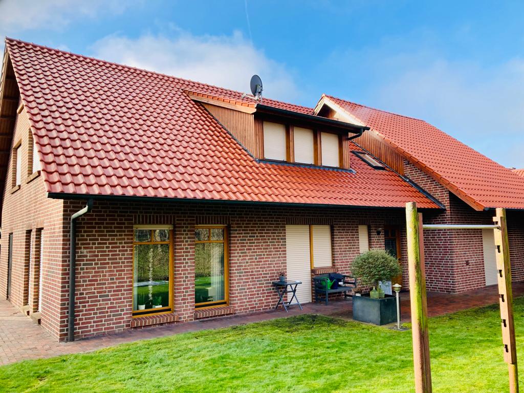 Gepflegtes Dach nach Wartung